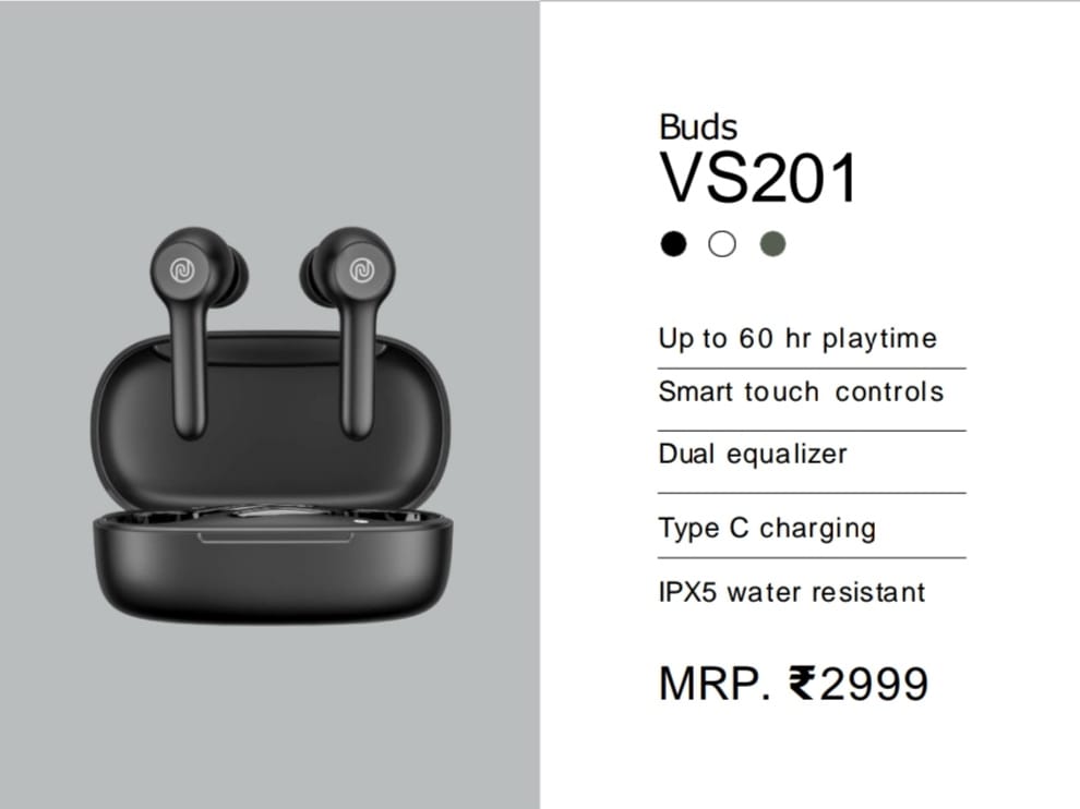 noise buds vs201